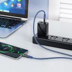 Hoco S51 Type-C 100W Charging Cable - Blue - Image 2