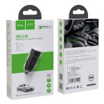 Hoco Z32 QC3 18W Car Charger - Black - Image 2
