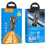 Hoco Z46 Micro QC3 Single Port Car Charger Set - Image 2