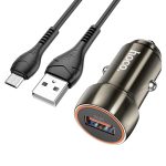 Hoco Z46 Micro QC3 Single Port Car Charger Set
