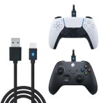 DOBE Gaming Controller Charging Cable 3M For PS5, Xbox and Nintendo - Black - Image 3