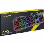 T- Wolf T16 Wired Gaming Keyboard - Black