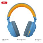 XO BE49 Foldable ANC Wireless Bluetooth Headphones With Mic - Blue - Image 2
