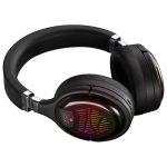 XO BE18 RGB Wireless Bluetooth Headset - Black - Image 2