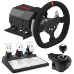 PXN V10 Racing Steering Wheel Set With Force Feedback