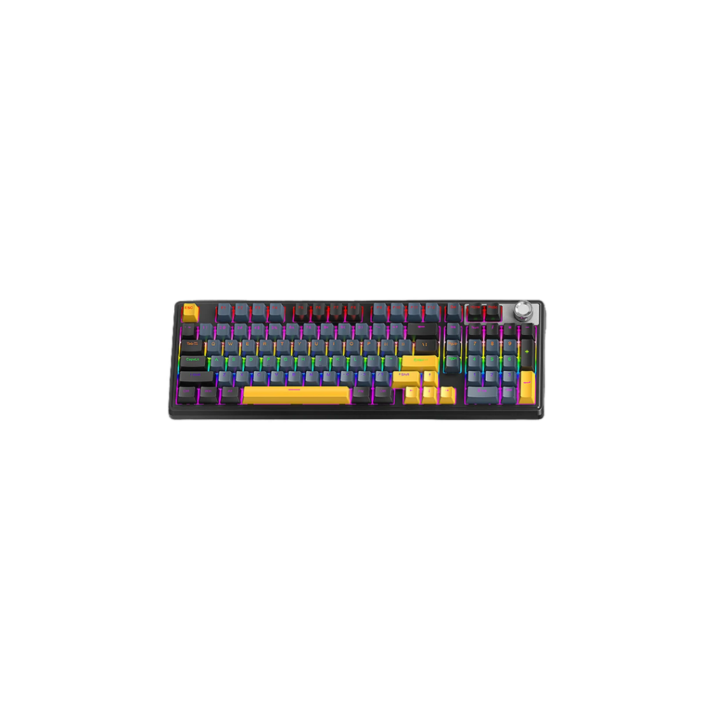 T-WOLF T78 tri-mode mechanical gaming keyboard Black