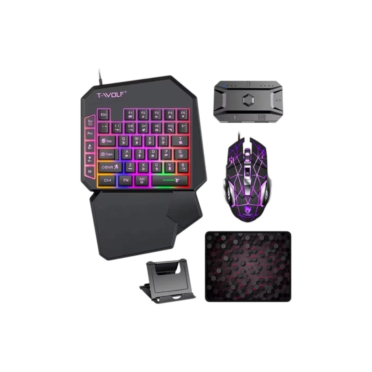 T-WOLF TF950 5-in-1 gaming keyboard set - Image 2