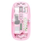 T-WOLF X11 dual-mode transparent wireless mouse Pink | Trendex
