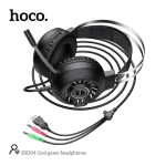 Hoco ESD04 7.1 virtual surround gaming headset Black
