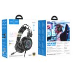 Hoco W110 Resource RGB wired gaming headset Black - Image 3
