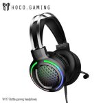 Hoco W117 Battle wired RGB gaming headset Black - Image 3