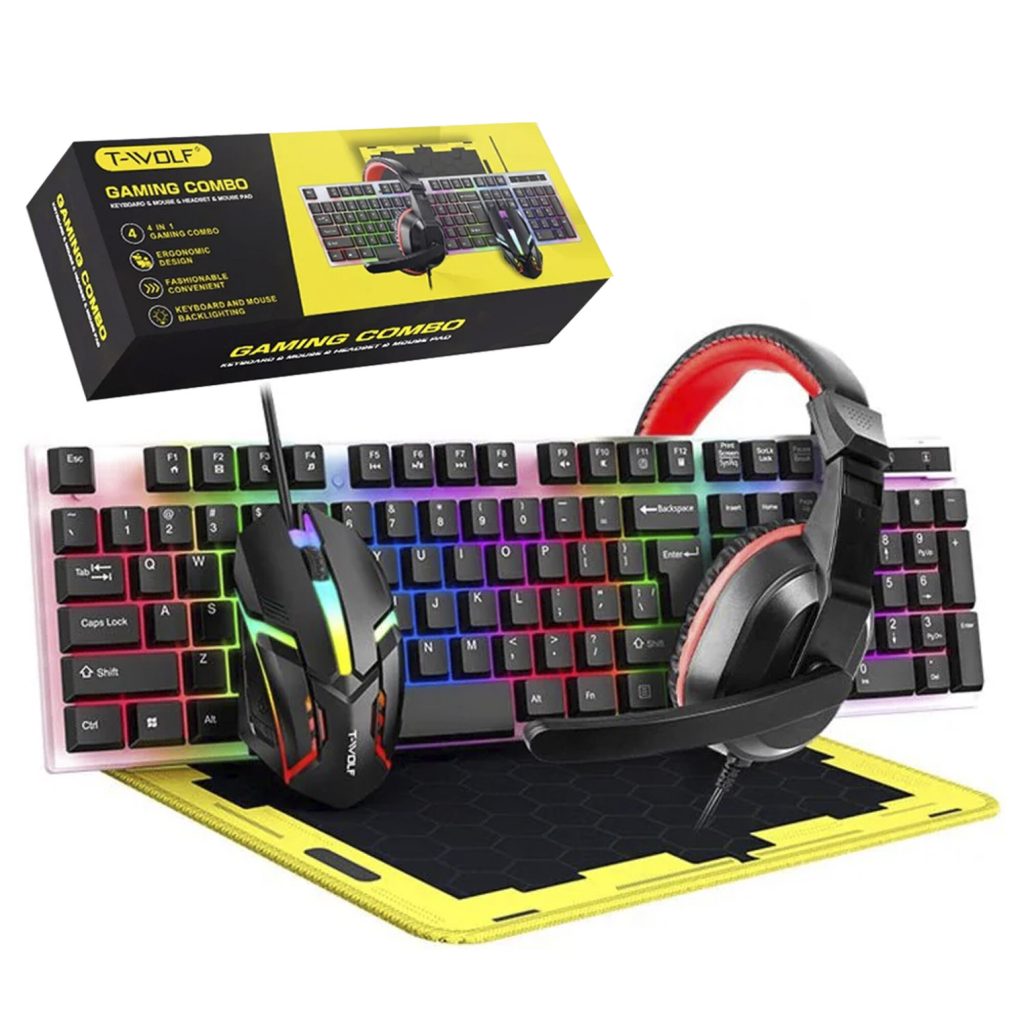 T-WOLF TF240 4-in-1 gaming bundle | Trendex