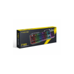 T-WOLF T16 wired metal-panel gaming keyboard