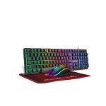 T-WOLF TF31 3-in-1 Wired Gaming Keyboard, Mouse & Mouse Pad Set
