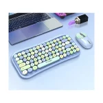 T-WOLF TF660 - Blue dual-mode wireless keyboard and mouse set - Image 2