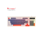 T-WOLF T13 mixed-colour gaming keyboard