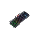 T-WOLF T16 wired metal-panel gaming keyboard