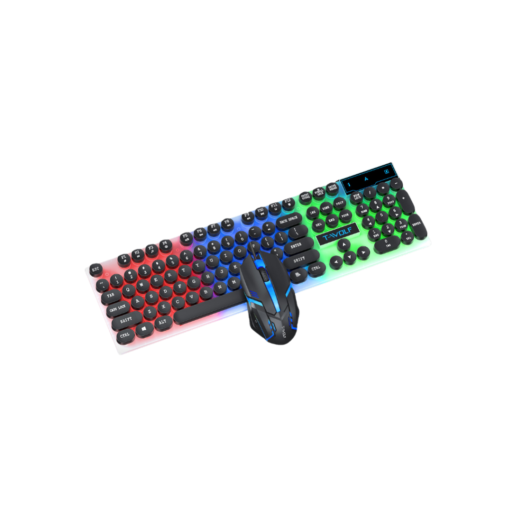 T-WOLF TF210 wired keyboard and mouse set