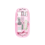 T-WOLF X11 dual-mode transparent wireless mouse Pink | Trendex South Africa